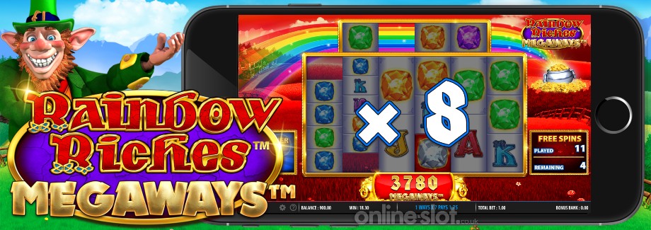 rainbow riches megaways mobile slot