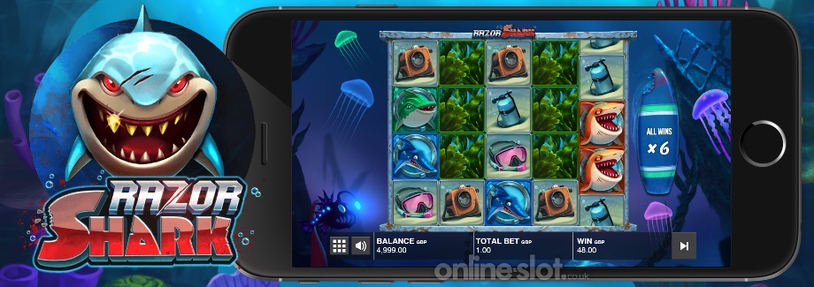 razor shark mobile slot