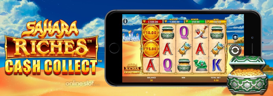 sahara riches cash collect mobile slot