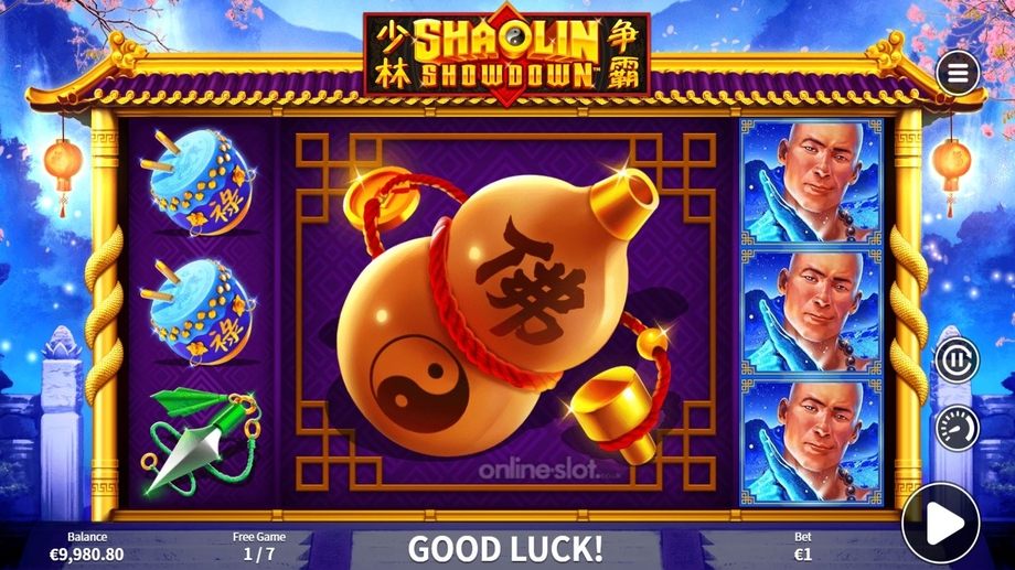 shaolin showdown slot free games feature
