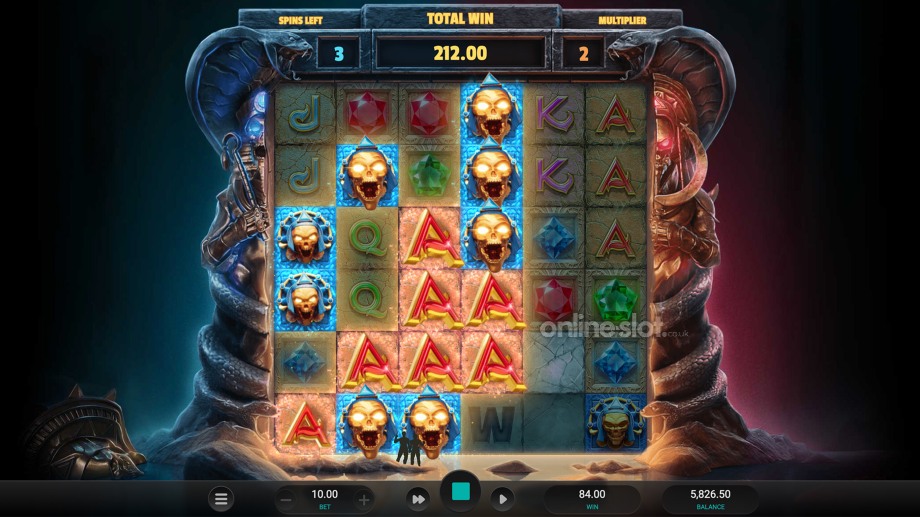 temple tumble 2 dream drop slot free spins feature
