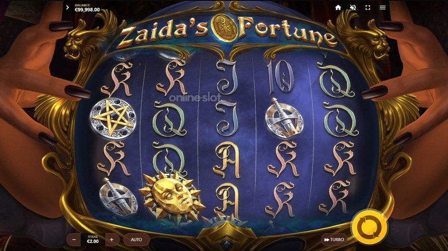 zaidas fortune slot base game