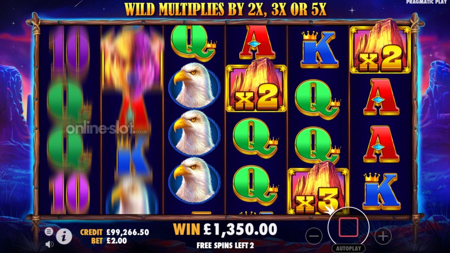 buffalo king slot free spins feature