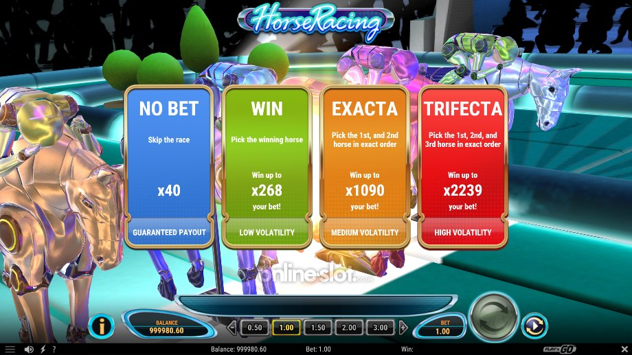 derby wheel slot horse racing feature