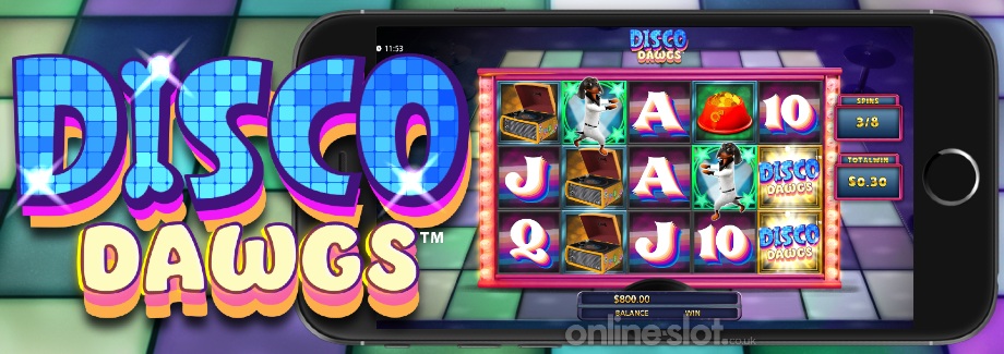 disco dawgs mobile slot