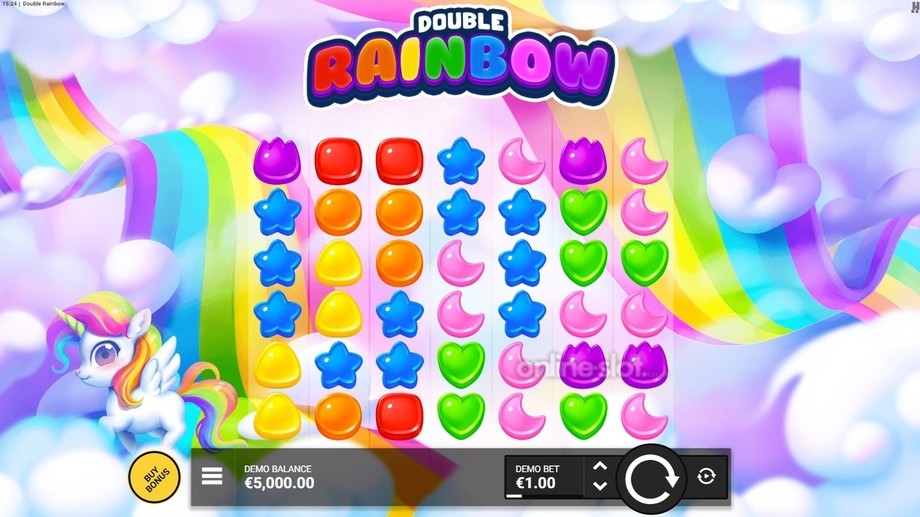 double rainbow slot base game
