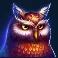 fire blaze blue wizard megaways slot owl symbol
