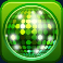 funk master slot green glitter disco ball symbol
