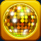 funk master slot yellow glitter disco ball symbol