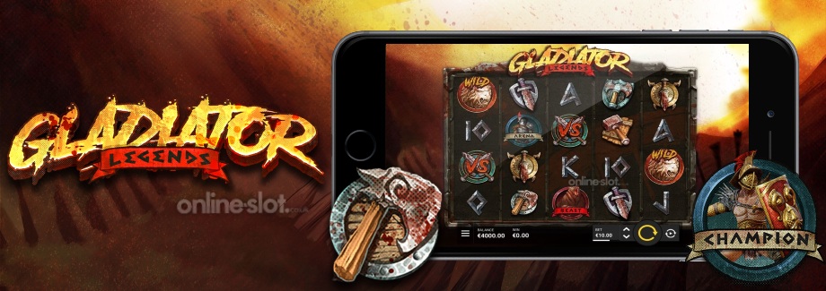 gladiator legends mobile slot