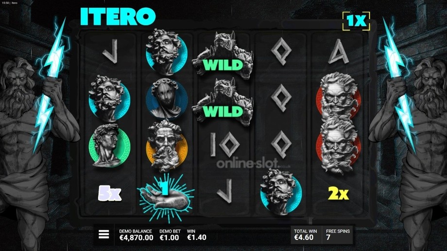 itero slot wrath of jupiter feature