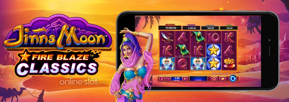 jinns moon fire blaze jackpots mobile slot