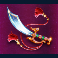 jinns moon fire blaze jackpots slot sword symbol