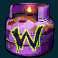karen maneater slot gas canister wild symbol