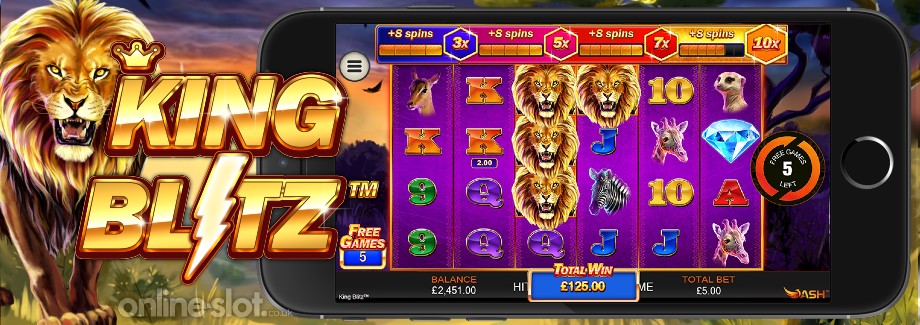 king blitz mobile slot