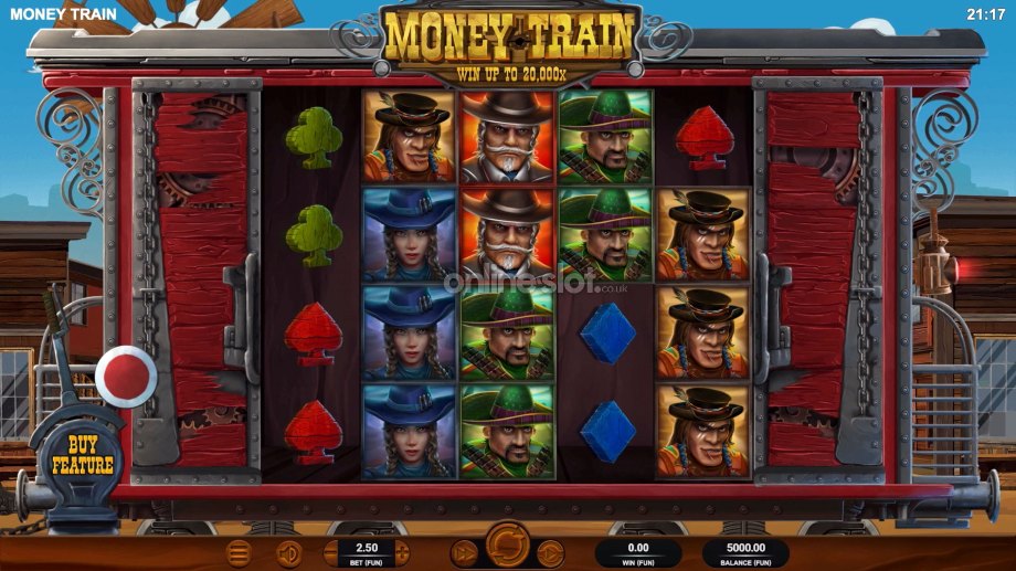 money train slot base game