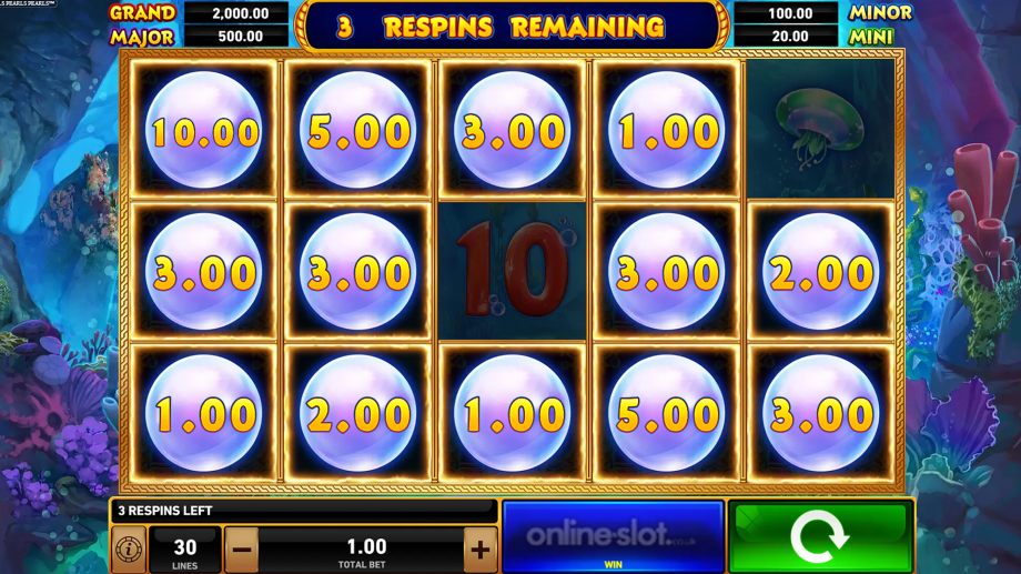 pearls pearls pearls slot fire blaze respin feature
