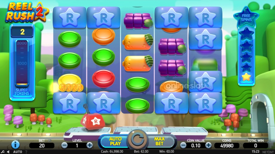 reel rush 2 slot base game
