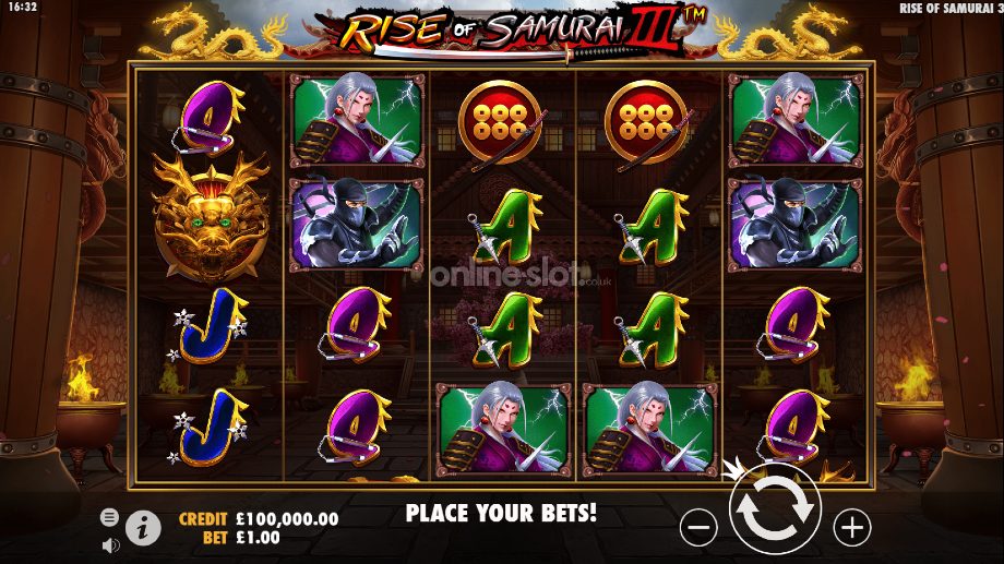 rise of samurai 3 slot base game