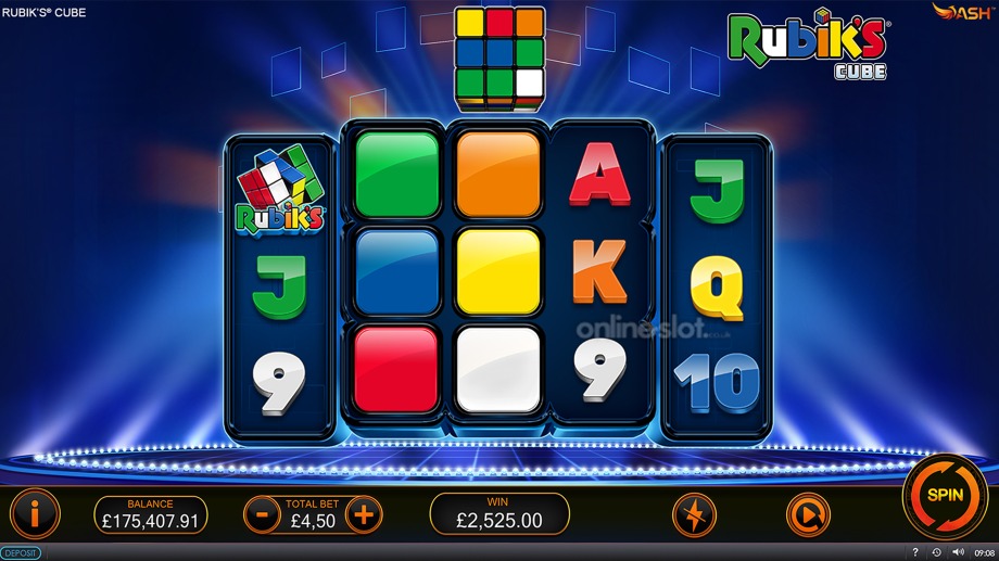 rubiks cube slot base game