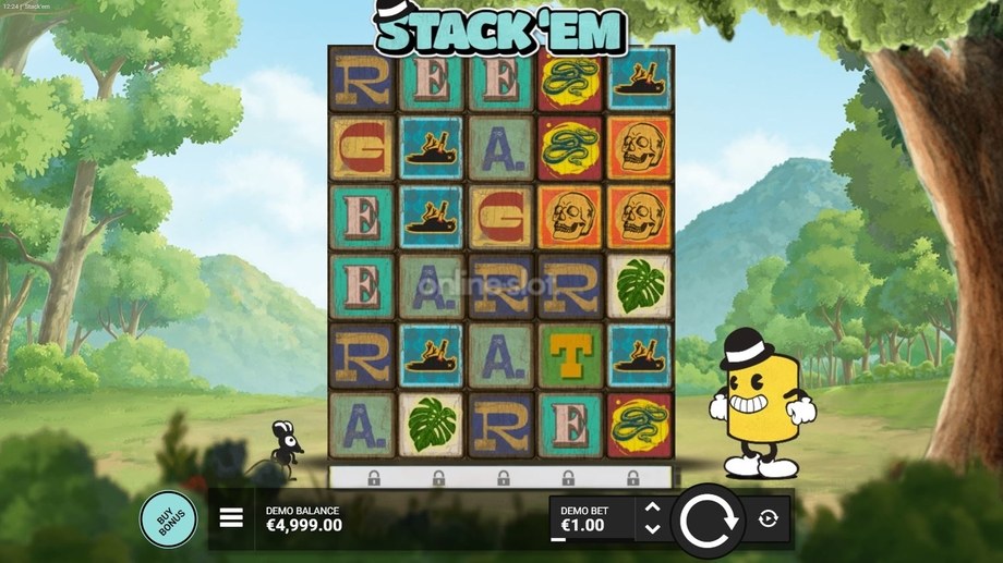 stack em slot base game