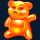 sugar rush slot orange gummy bear symbol