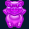 sugar rush slot purple gummy bear symbol