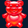 sugar rush slot red gummy bear symbol