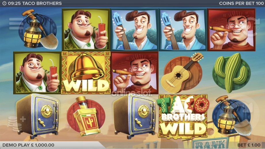 taco brothers slot base game