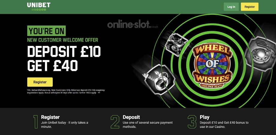 unibet casino welcome bonus