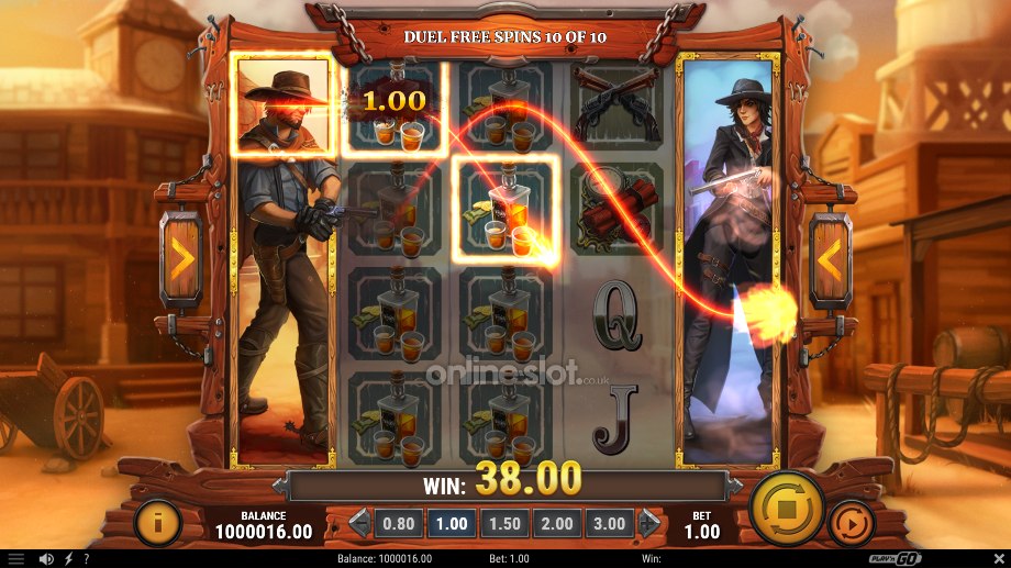 wild trigger slot duel free spins feature