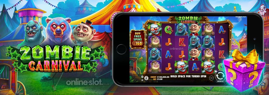 zombie carnival mobile slot