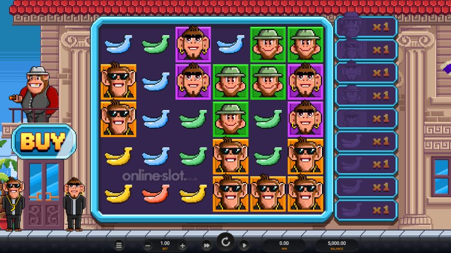 banana town slot base game