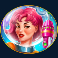 cosmic cash slot female character symbol