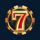 cygnus slot lucky red 7 poker chip symbol