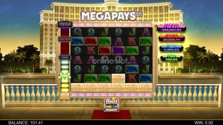 danger high voltage megapays slot megapays feature