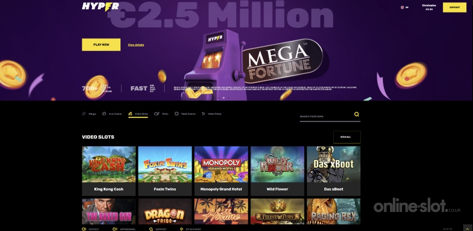 hyper casino site
