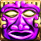 inca idols slot pink aztec face symbol