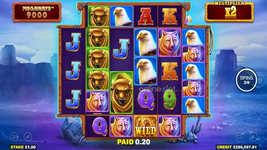 into the wild megaways slot free spins feature
