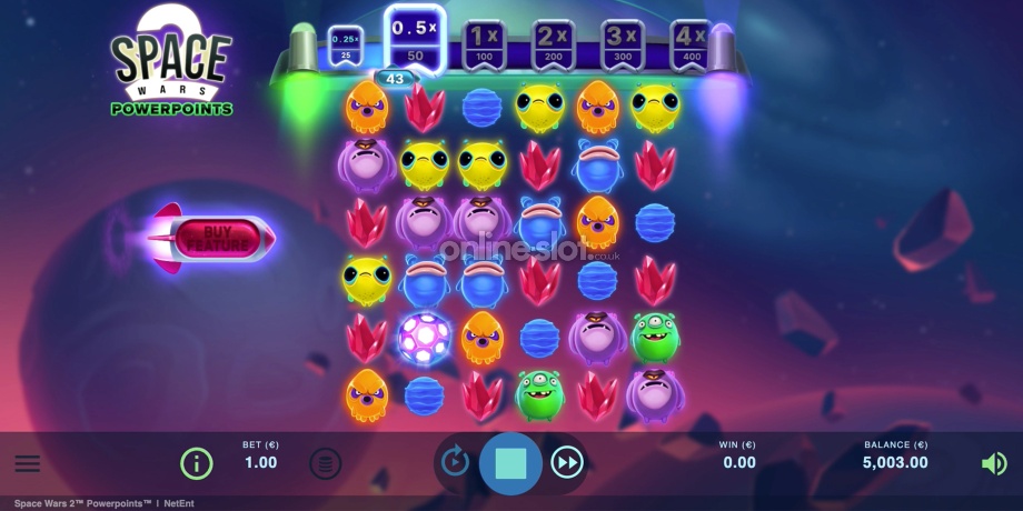space wars 2 powerpoints slot base game