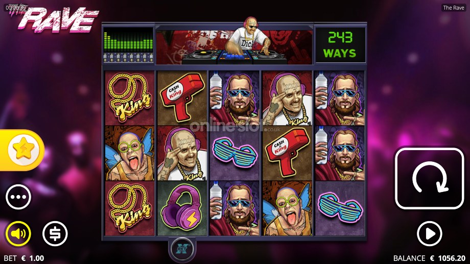 the rave slot base game