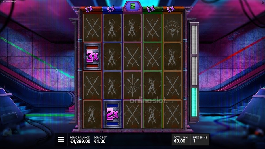 warrior ways slot clash feature