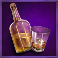 wild showdown slot whiskey bottle and tumbler symbol