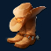 wild trigger slot cowboy hat and boots symbol