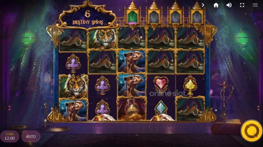 10001 nights slot destiny spins feature