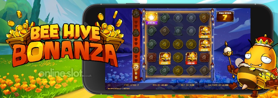 bee hive bonanza mobile slot