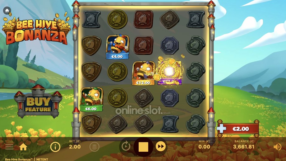 bee hive bonanza slot base game