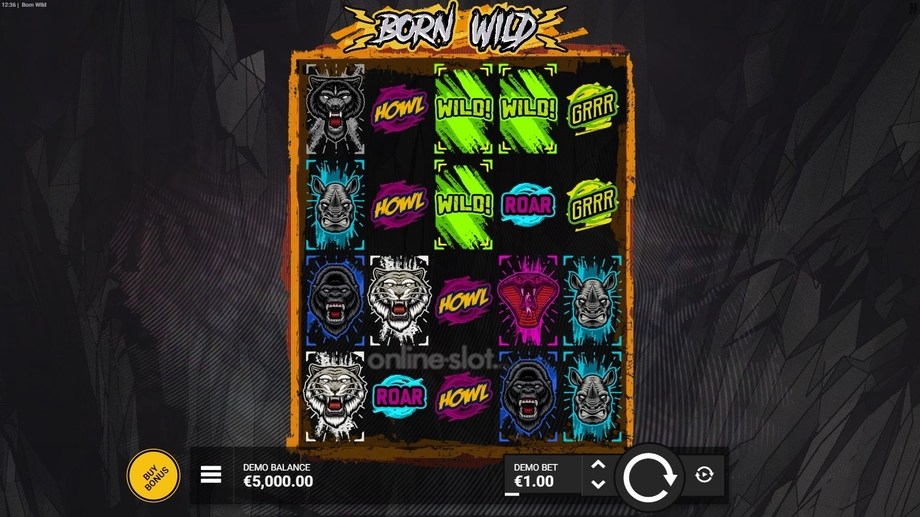 born wild slot base game