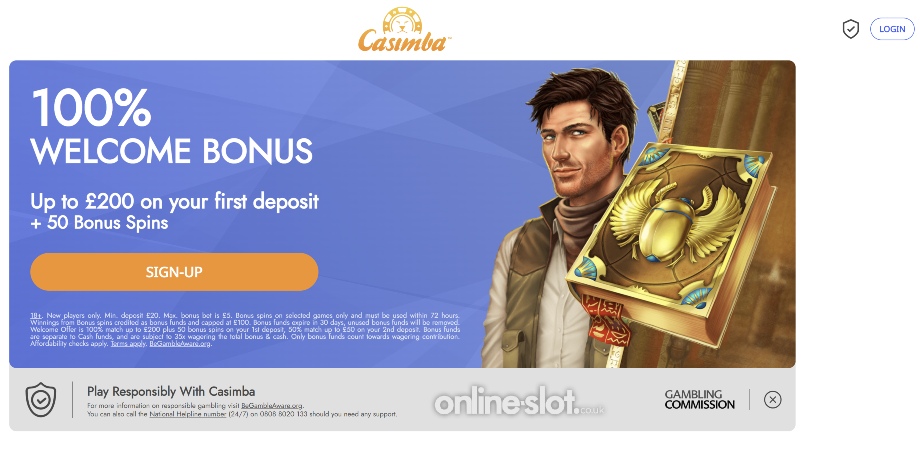 casimba casino welcome bonus