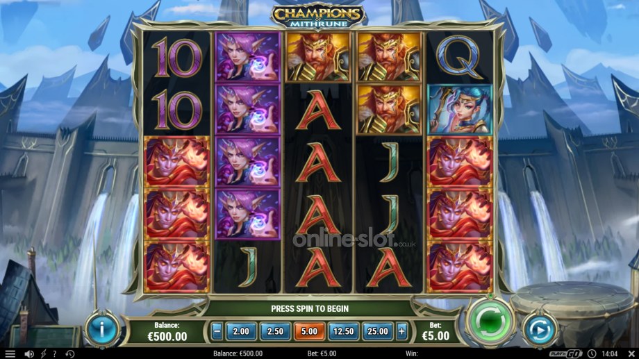 champions of mithrune slot base game